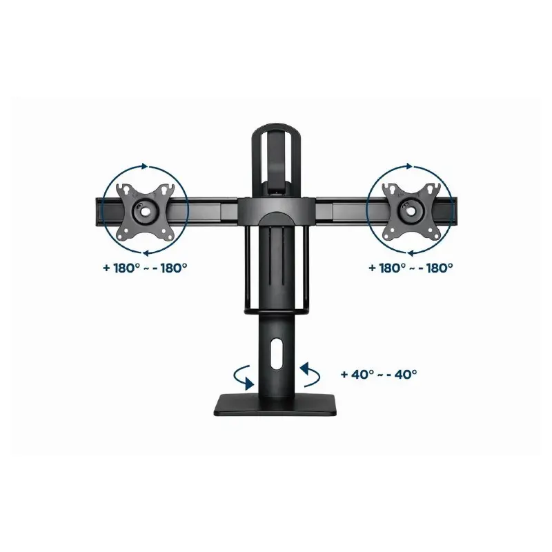 Support De Bureau GEMBIRD MS-D2-01 / 17&Prime;-27&Prime;