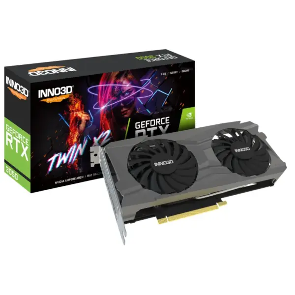 Carte Graphique INNO3D GeForce RTX 3050 Twin X2 / 8 Go GDDR6