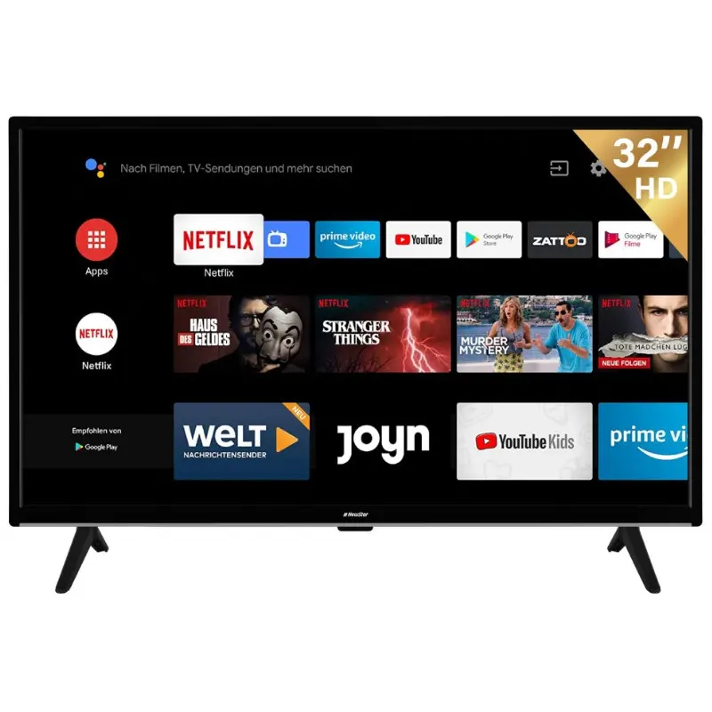 Téléviseur Newstar Smart 32&Prime; HD Android avec Récepteur intégré (NEWSTAR-32553S)