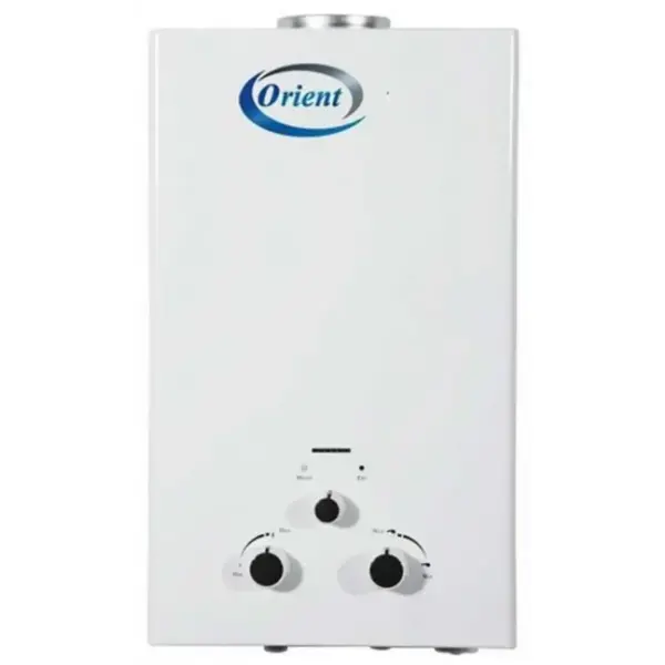 Chauffe Bain à Gaz Naturel Orient 6L / Blanc