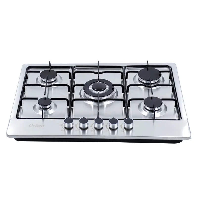 PLAQUE ENCASTRABLE émaillées ORIENT 70cm 5Feux – INOX