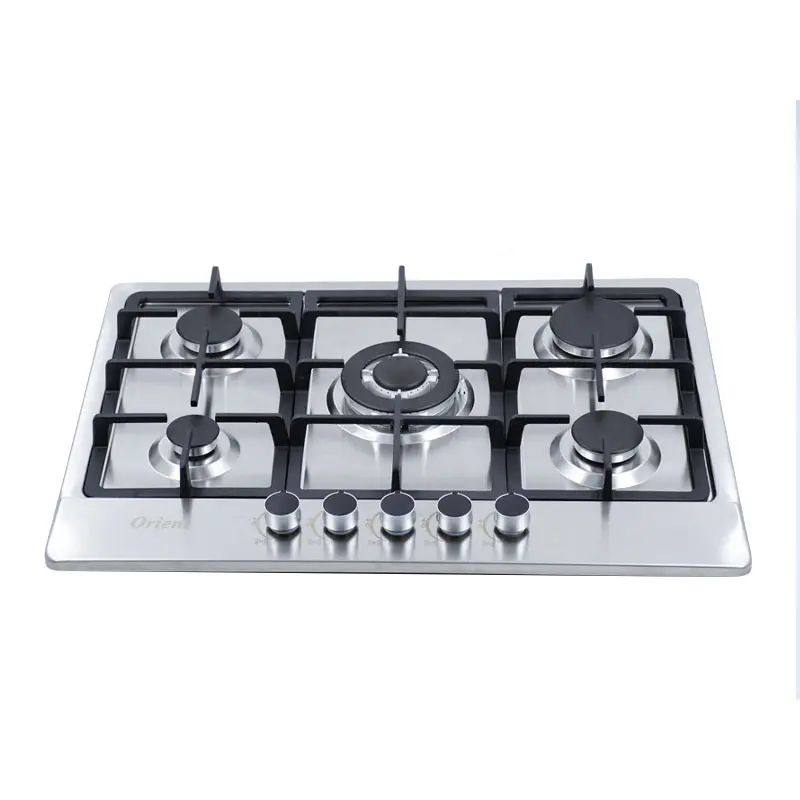 PLAQUE ENCASTRABLE FONTE ORIENT 70cm 5Feux – INOX