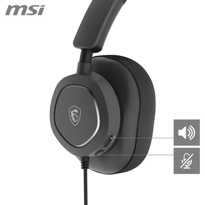 Casque Gaming MSI Maestro 300 / Noir