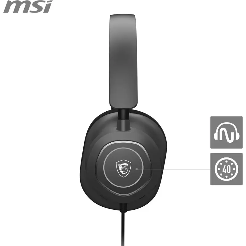 Casque Gaming MSI Maestro 300 / Noir