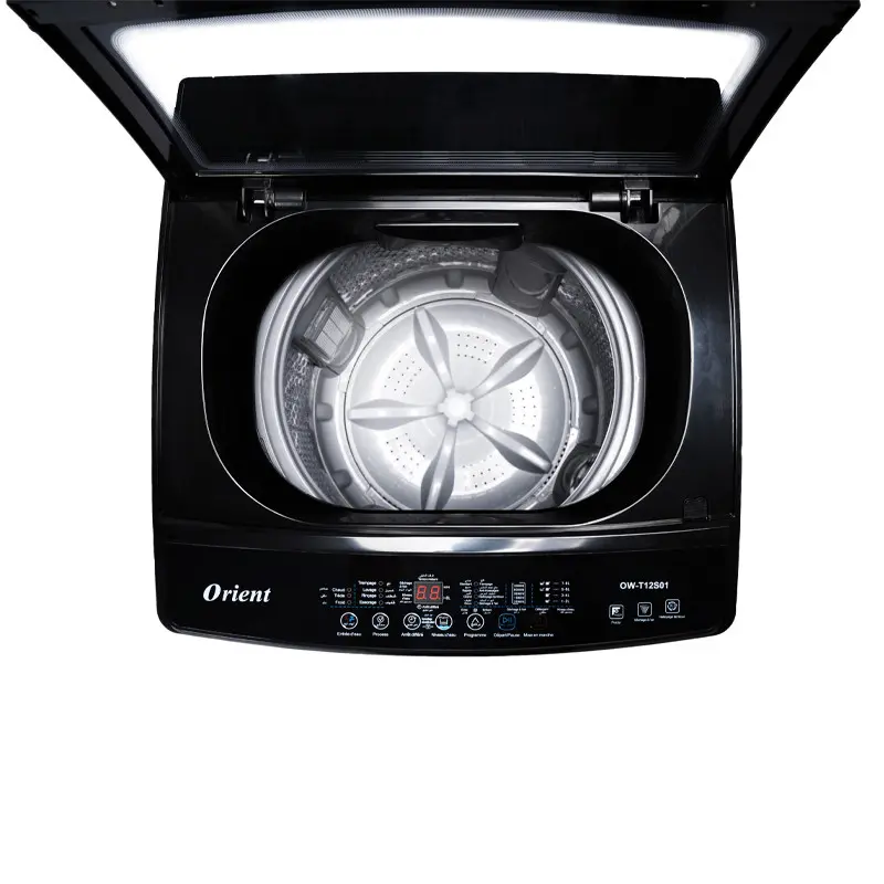 Machine à laver Orient OW-T12S01 / 12KG / Noir / OW-T12B01