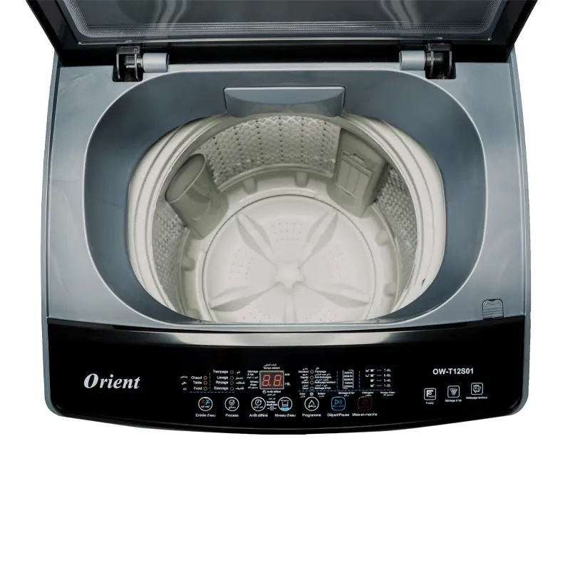 Machine à laver Automatique Orient OW-T12S01 / 12KG / Silver / OW-T12S01