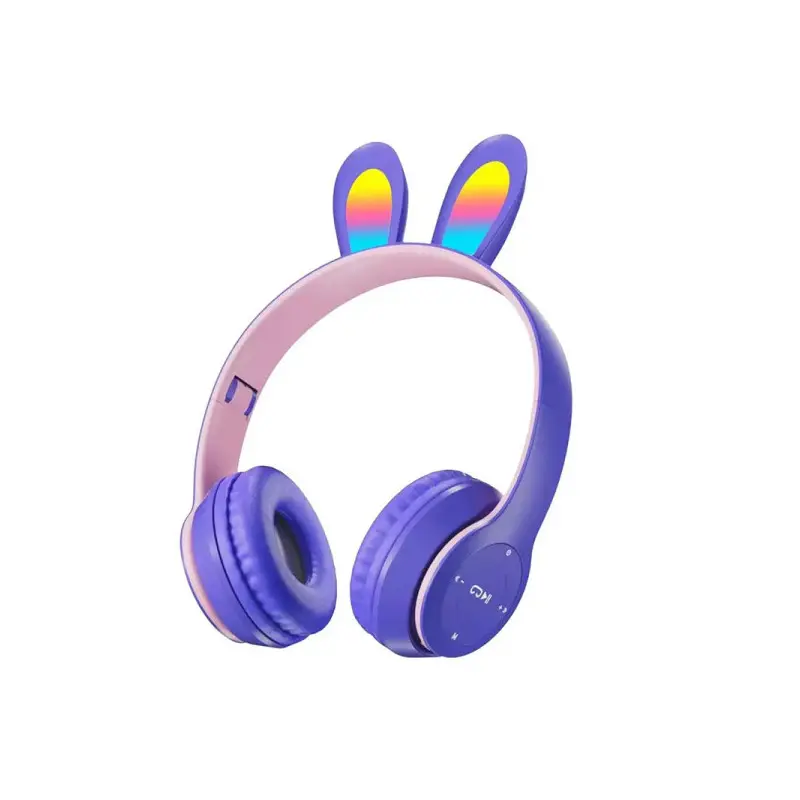 Casque Bluetooth P47R Pour Enfants-RABBIT – VIOLET