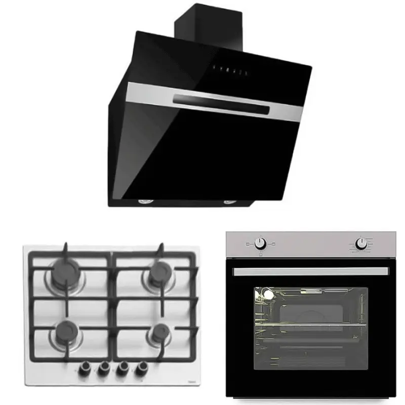 Pack Encastrable MONTBLANC FOUR 8 FONCTIONS + PLAQUE FONTE + HOTTE DECO