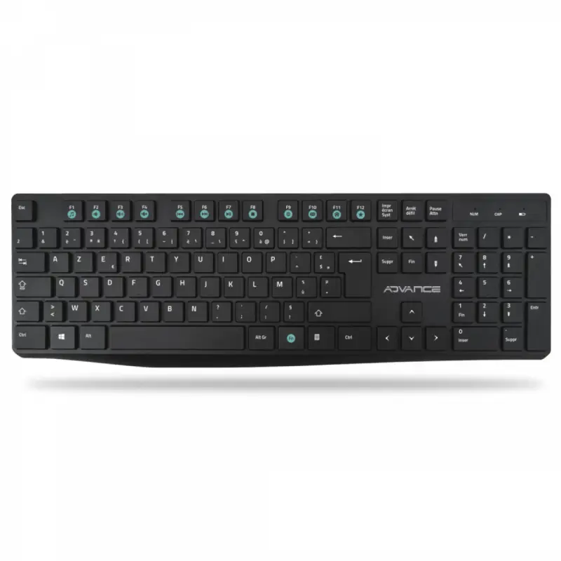 Pack Sans fil ELITE ADVANCE CLS-7100RF Clavier + Souris + Tapis / Noir