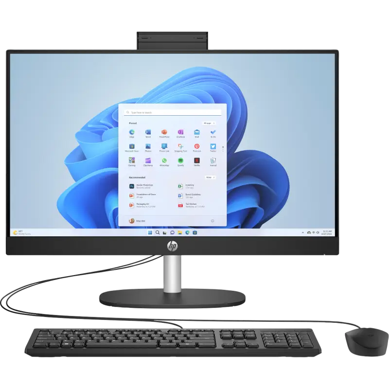 PC de Bureau All-in-One HP 24-cr2020nk / Ultra 7 255U / 24 Go / 1 To SSD / Noir