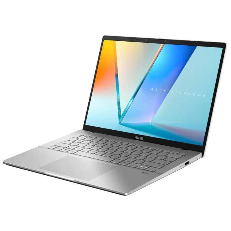 Pc Portable ASUS Vivobook S14 S3407QA / Snapdragon X X1 26 100 / 16 Go / 1 To SSD / Windows 11 / Copilot+ / Silver