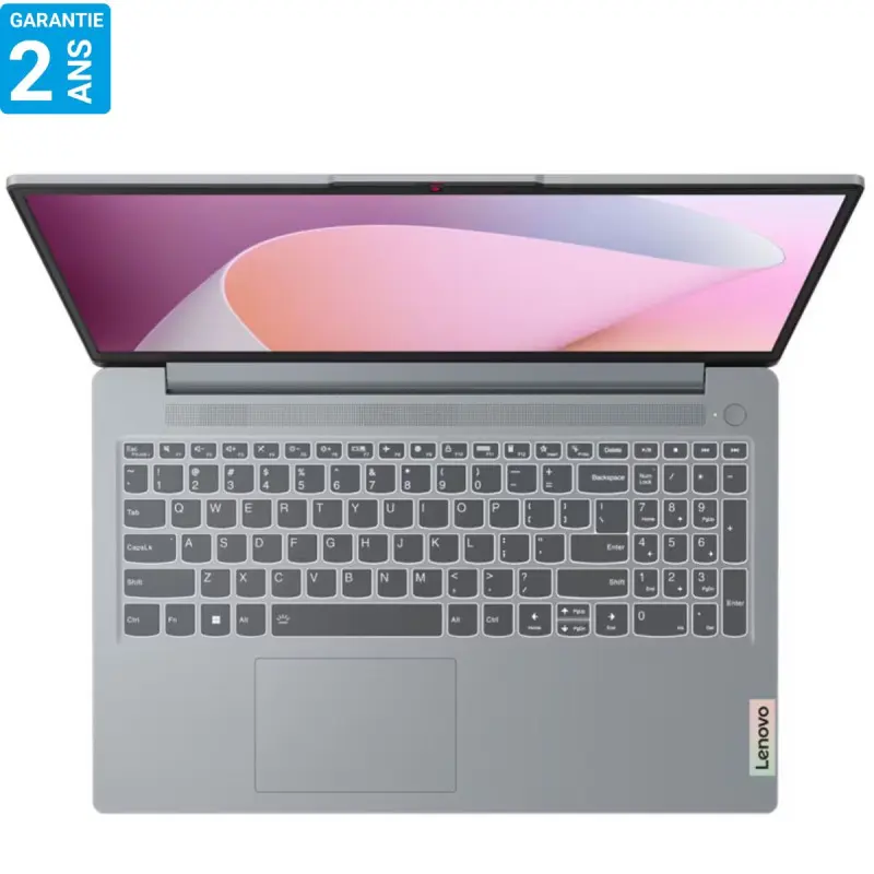 PC Portable Lenovo IdeaPad Slim 3 15AMN8 / Ryzen 3 7320U / 8 Go / 256 Go SSD / Gris / Windows 11