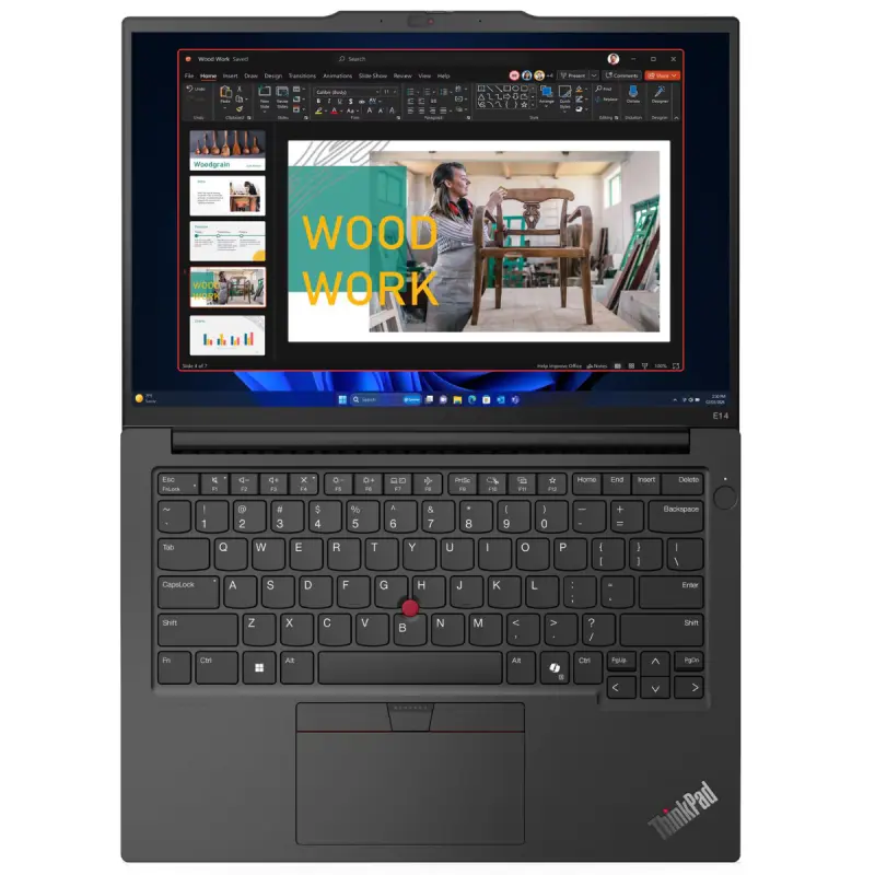 Pc Portable Lenovo ThinkPad E14 Gen 7 / Ultra 7 255H / 16 Go DDR5 / 512 Go SSD / Noir