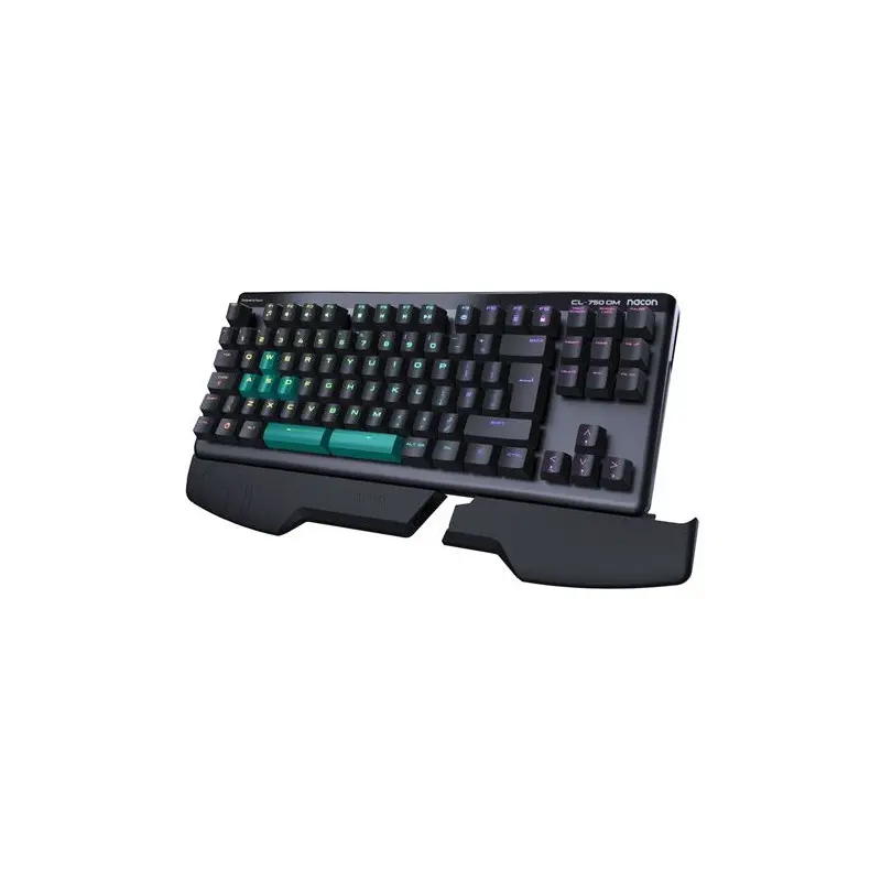Clavier filaire gaming Nacon Optique-mécanique / Azerty / Gris et Noir