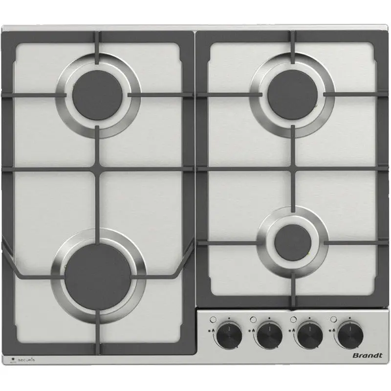 Plaque De Cuisson Encastrable Brandt BPE6342XA 4 Feux 60Cm Inox