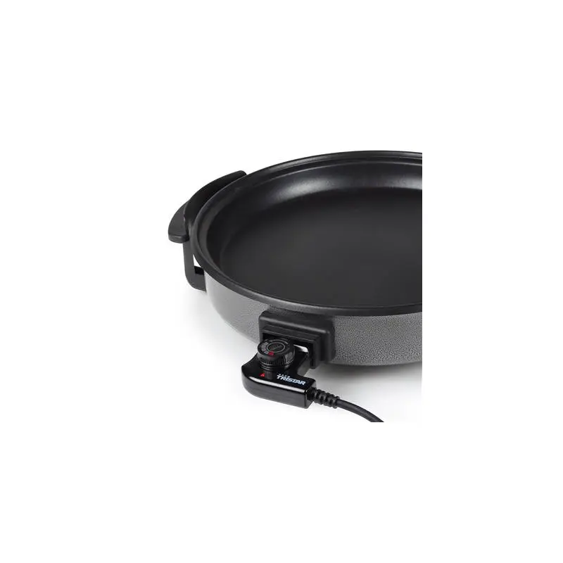 POELE ÉLECTRIQUE TRISTAR PZ-2964 / AVEC COUVERCLE 40 CM / 1500W / NOIR