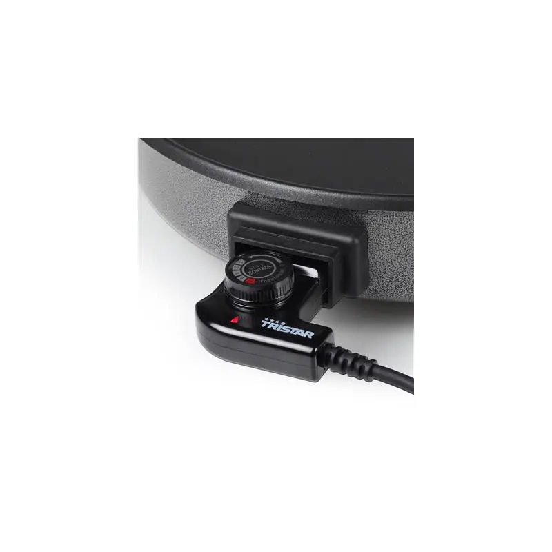 POELE ÉLECTRIQUE TRISTAR PZ-2964 / AVEC COUVERCLE 40 CM / 1500W / NOIR