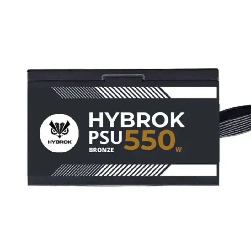 Boîte d&rsquo;alimentation HYBROK PSU550WB / 550 Watts / 80 PLUS BRONZE