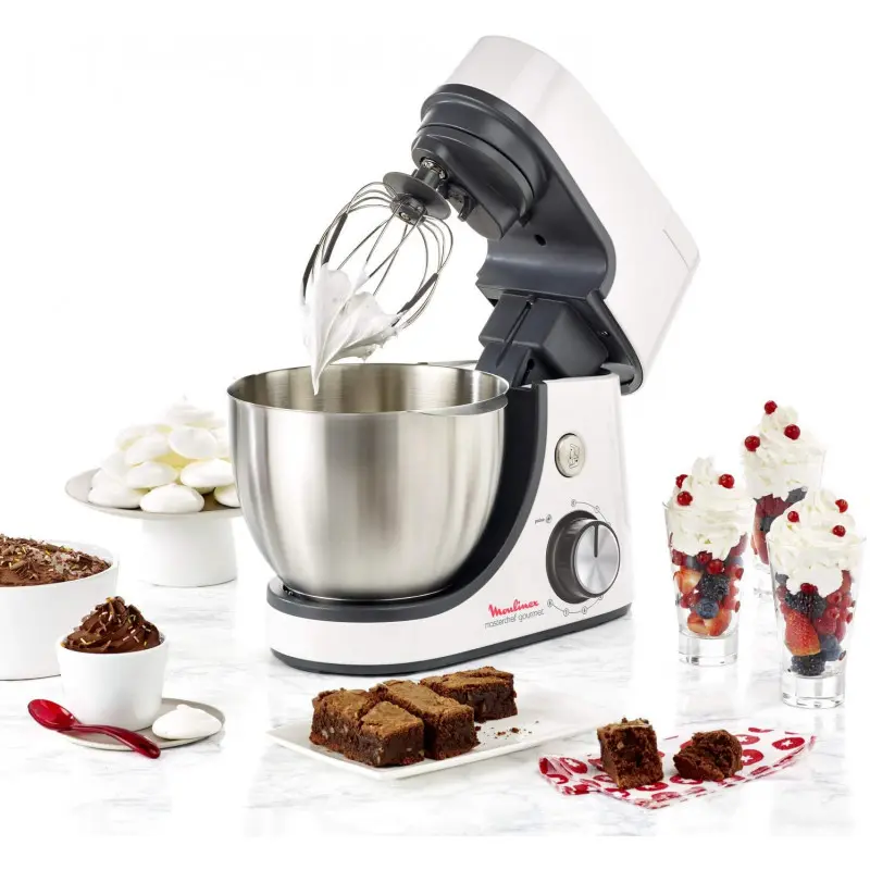 Robot Multifonctions Pâtissier Moulinex MasterChef Gourmet / 1100W