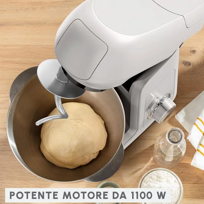 ROBOT PÉTRIN MOULINEX 1100W / Blanc