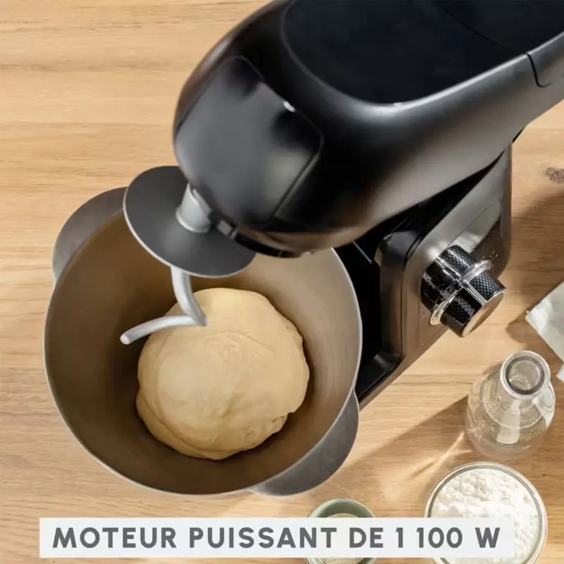 ROBOT PÉTRIN MOULINEX 4.6L 1100W / Noir / QA525810