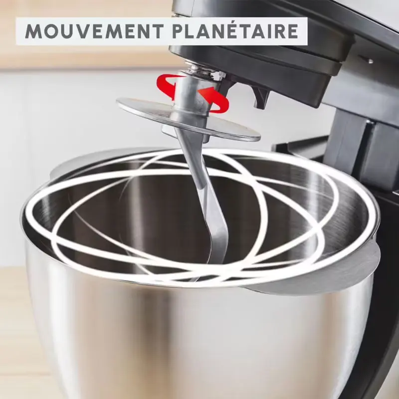 ROBOT PÉTRIN MOULINEX 4.6L 1100W / Noir / QA525810