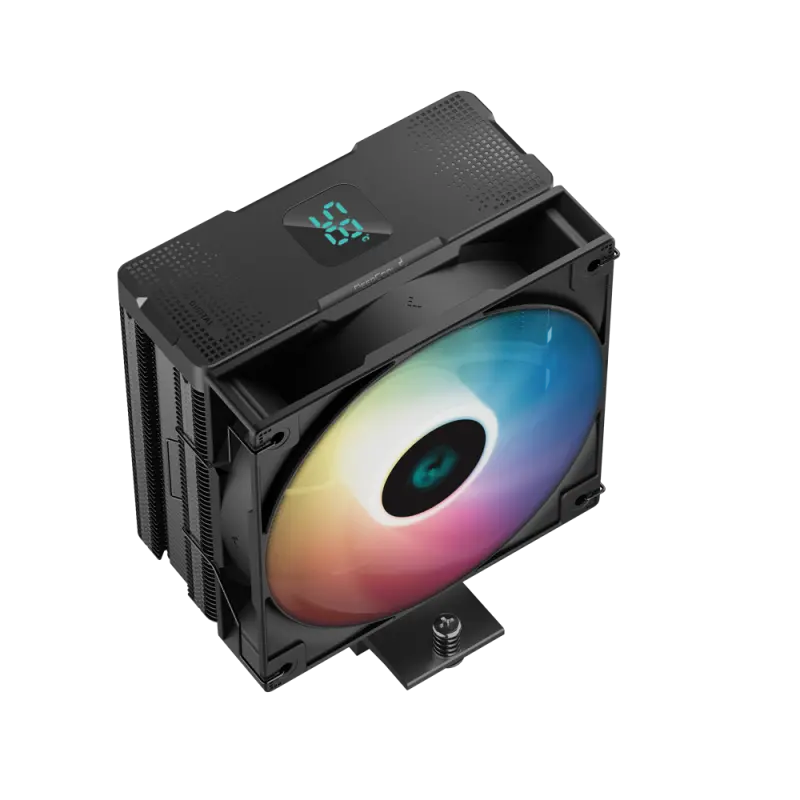 Ventilateur de processeur DeepCool AG400 DIGITAL BK ARGB / Noir