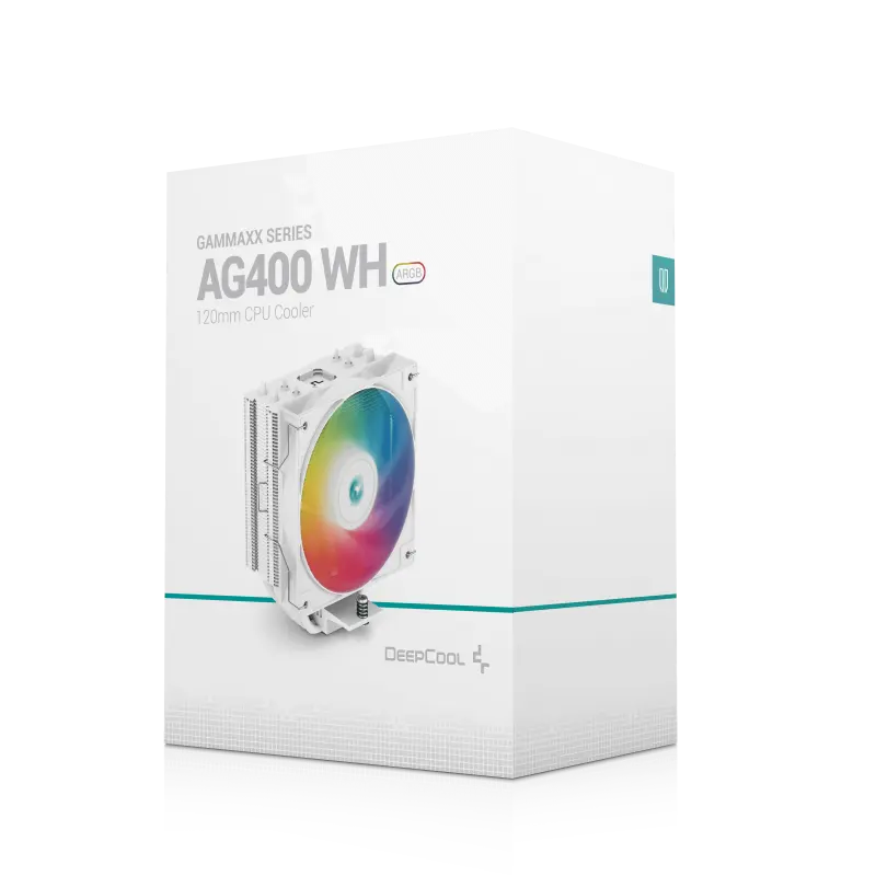 Ventilateur de processeur DeepCool AG400 WH ARGB / WHITE