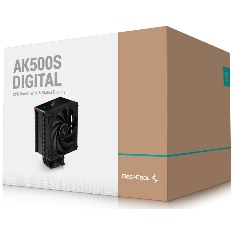 Refroidisseur d&rsquo;air pour processeur DeepCool AK500S Digital / Noir