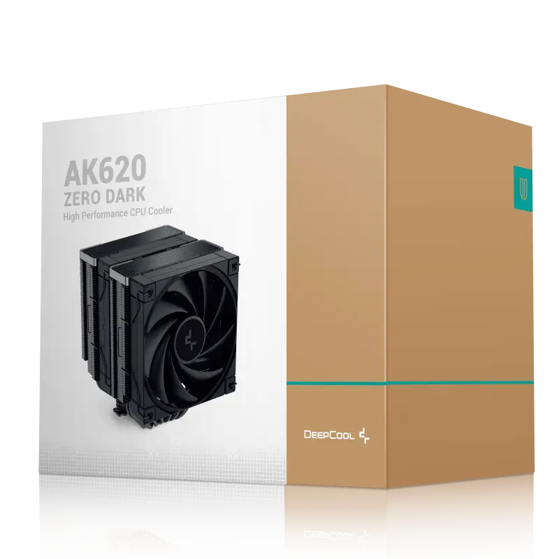 Ventilateur de processeur DeepCool AK620 ZERO DARK / Noir
