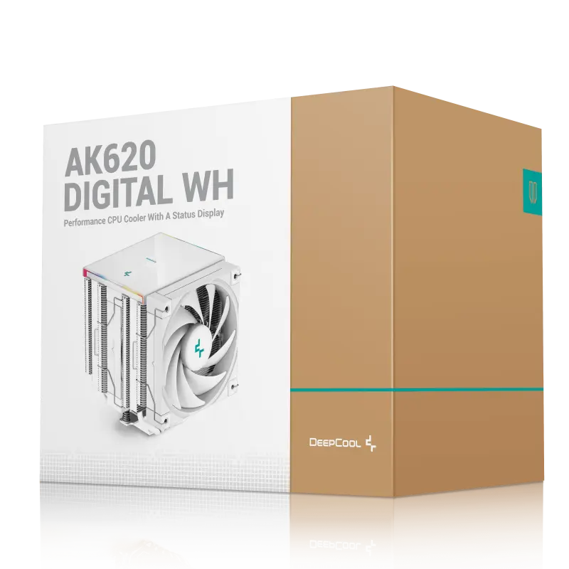 Ventilateur de processeur DeepCool AK620 DIGITAL WH / Blanc