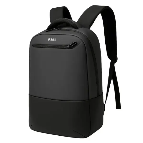 SAC A DOS RISE 16.1'' AVEC PORT USB INTEGRE( USB A + TYPE C) / IMPERMEABLE / Noir et Gris