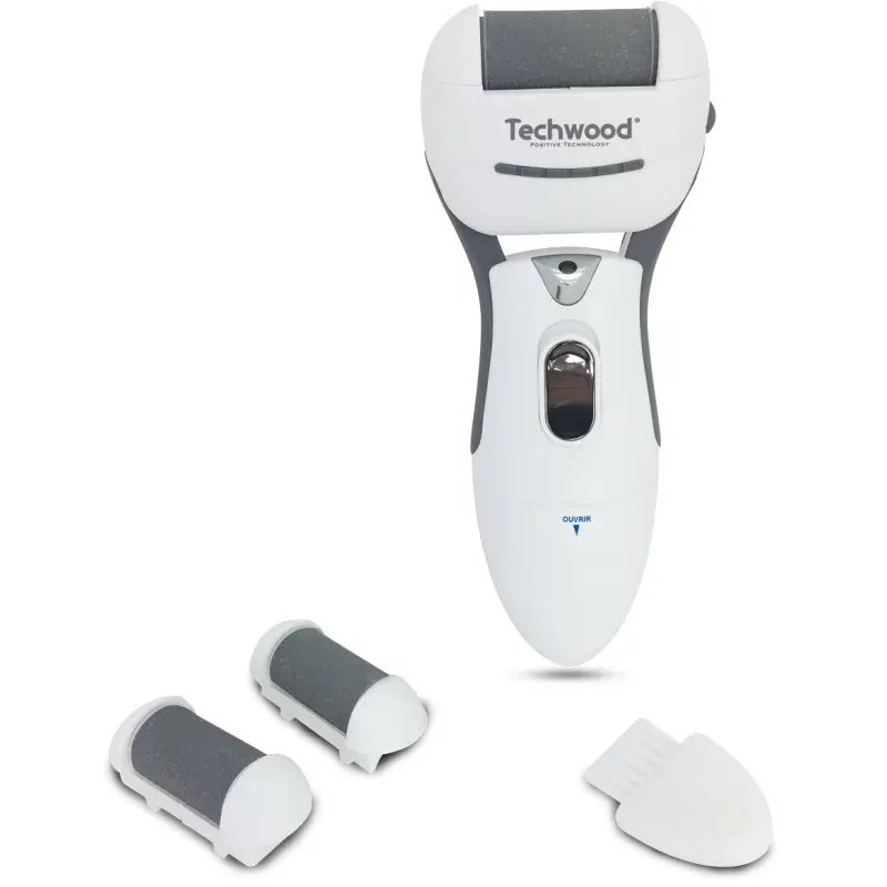 Râpe Electrique Anti-Callosité TECHWOOD TRE-107 / Blanc