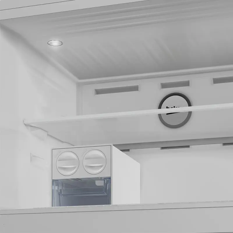 Réfrigérateur BEKO No Frost INVERTER Double Portes / 650 Litres / Silver avec Afficheur et Distributeur