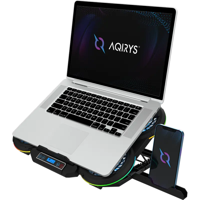 Refroidisseur AQIRYS ZENITH Pour PC Portable 17&Prime; / Noir