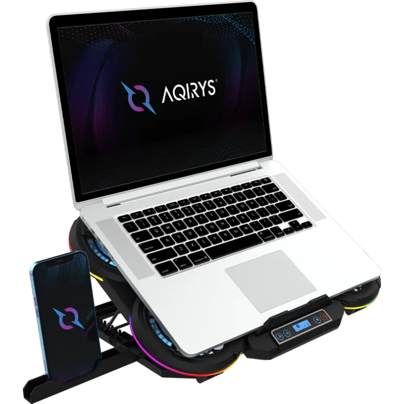 Refroidisseur AQIRYS ZENITH Pour PC Portable 17&Prime; / Noir