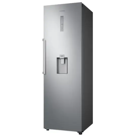 Réfrigérateur Samsung No Frost INVERTER Une Porte 384 Litres / SILVER / avec Distributeur d&rsquo;eau et Afficheur