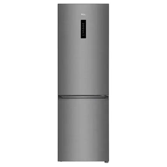 REFRIGERATEUR TCL No Frost COMBINE 318 Litres INOX / Avec Afficheur