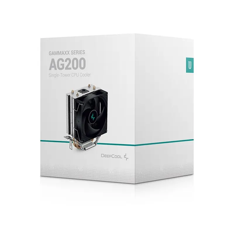 Refroidisseur d&rsquo;air pour processeur DeepCool AG200 / LGA 1700 / AM5 / Noir
