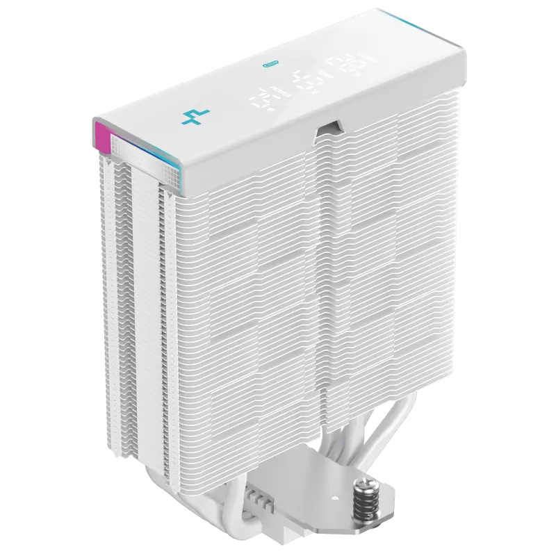Refroidisseur d&rsquo;air pour processeur DeepCool AK400 Digital Pro ARGB / Blanc