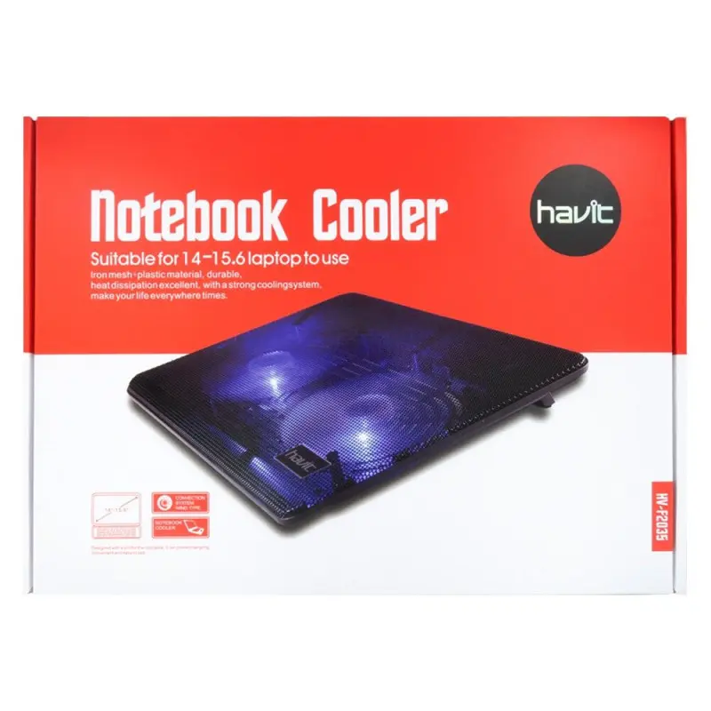 Refroidisseur Havit HV-F2035 pour Pc 14 – 15.6&Prime;