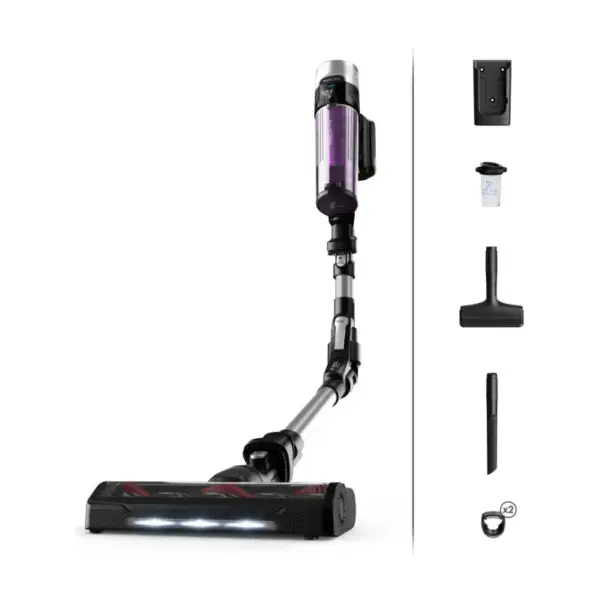 Aspirateur Balai ROWENTA Rechargeable / 0.4L / Noir et Violet