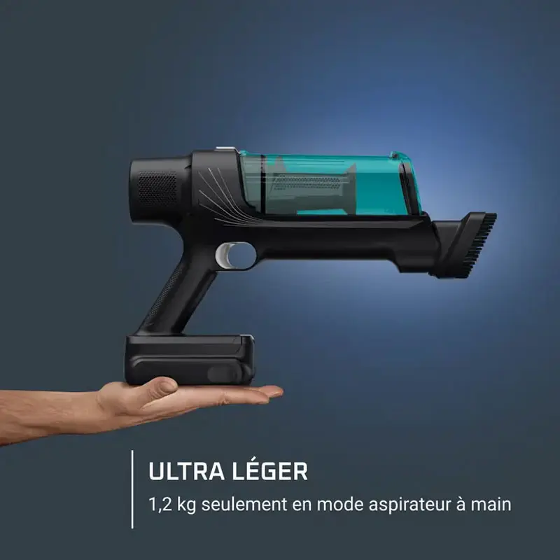 Aspirateur ROWENTA Balai 2en1 Sans Fil FLEX 7.6 140 W / Vert