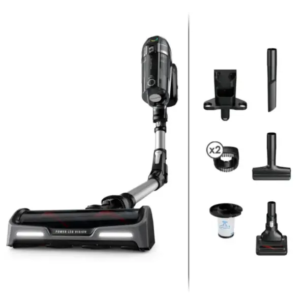 Aspirateur BALAI ROWENTA X-FORCE FLEX / 0.9Litre / NOIR