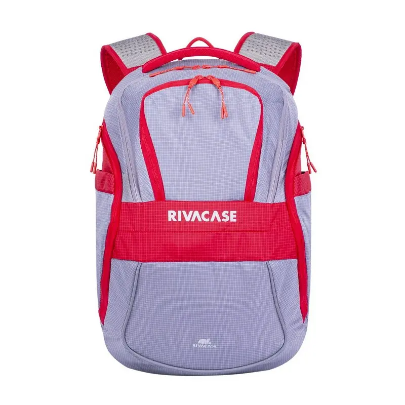 Sac à dos Rivacase 5225 20L / 15.6&Prime; / Gris & Rouge
