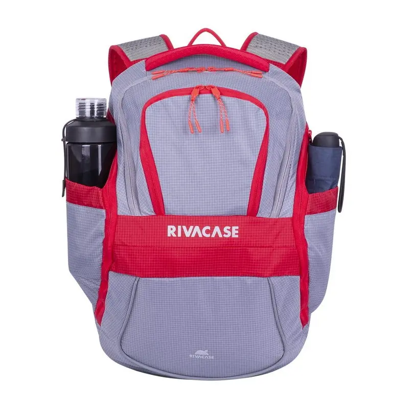 Sac à dos Rivacase 5225 20L / 15.6&Prime; / Gris & Rouge