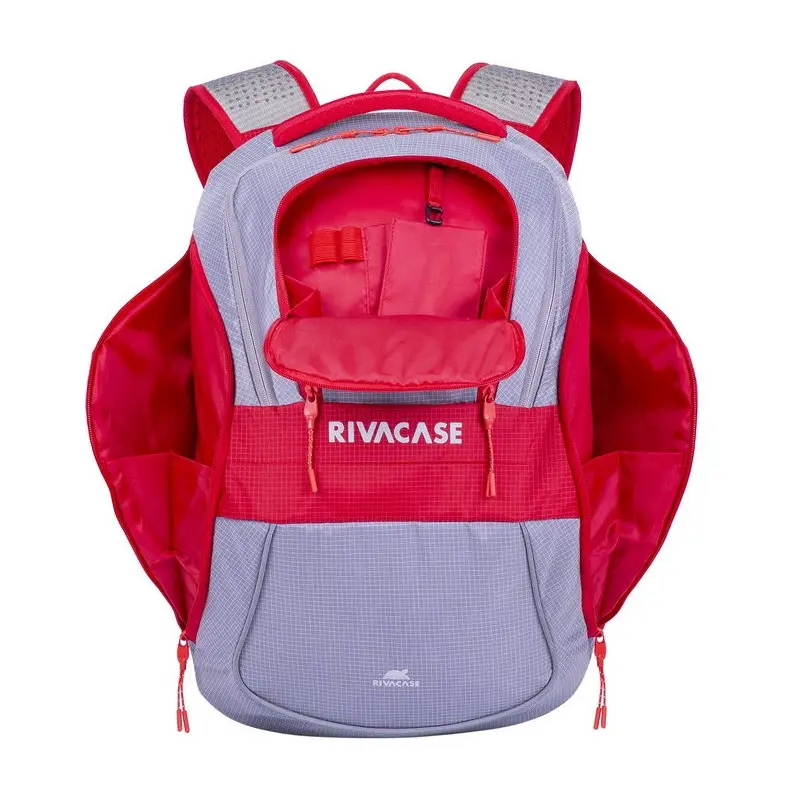 Sac à dos Rivacase 5225 20L / 15.6&Prime; / Gris & Rouge