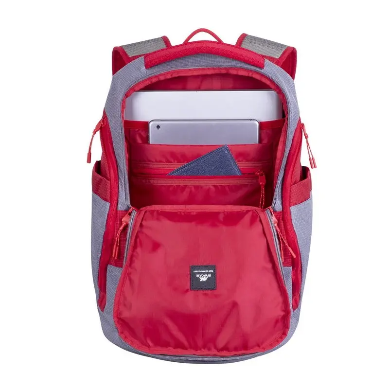 Sac à dos Rivacase 5225 20L / 15.6&Prime; / Gris & Rouge