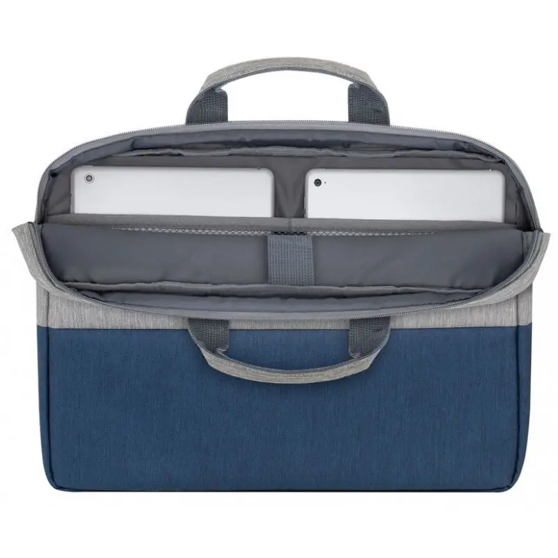 Sacoche pour pc portable 15.6&Prime; RivaCase 7532 / Gris et Bleu
