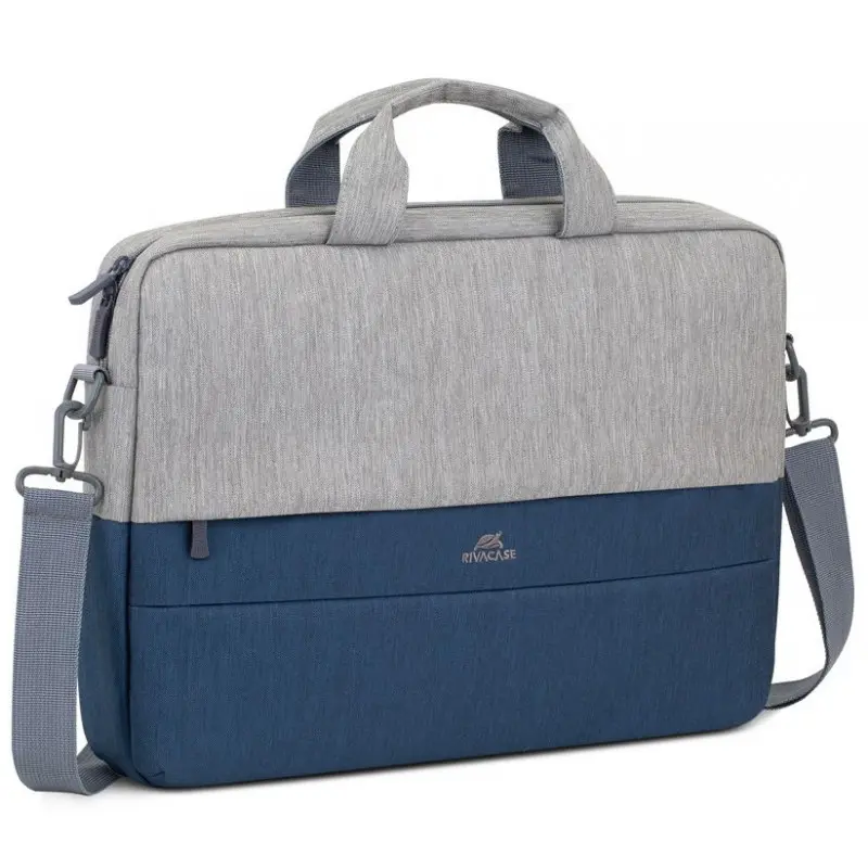 Sacoche pour pc portable 15.6&Prime; RivaCase 7532 / Gris et Bleu